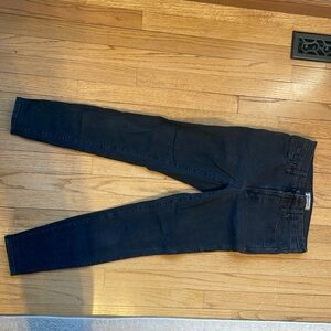Madewell High Rise Black Skinny Jeans